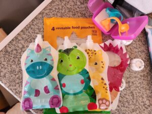 Reusable food pouches